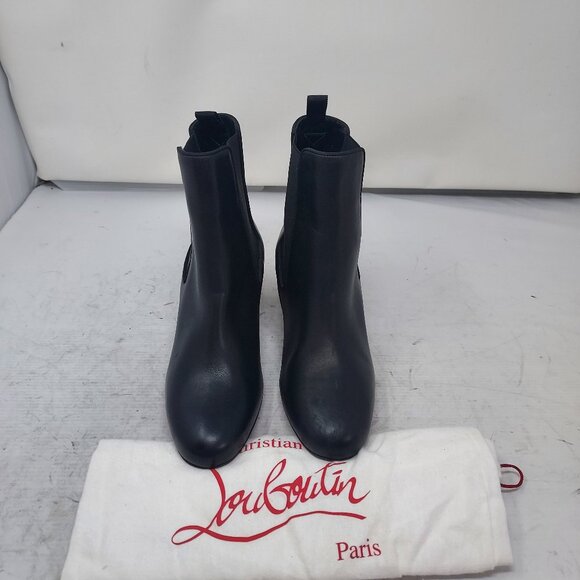 Christian Louboutin Black Leather Turelastic Chelsea Boot - Picture 6 of 13